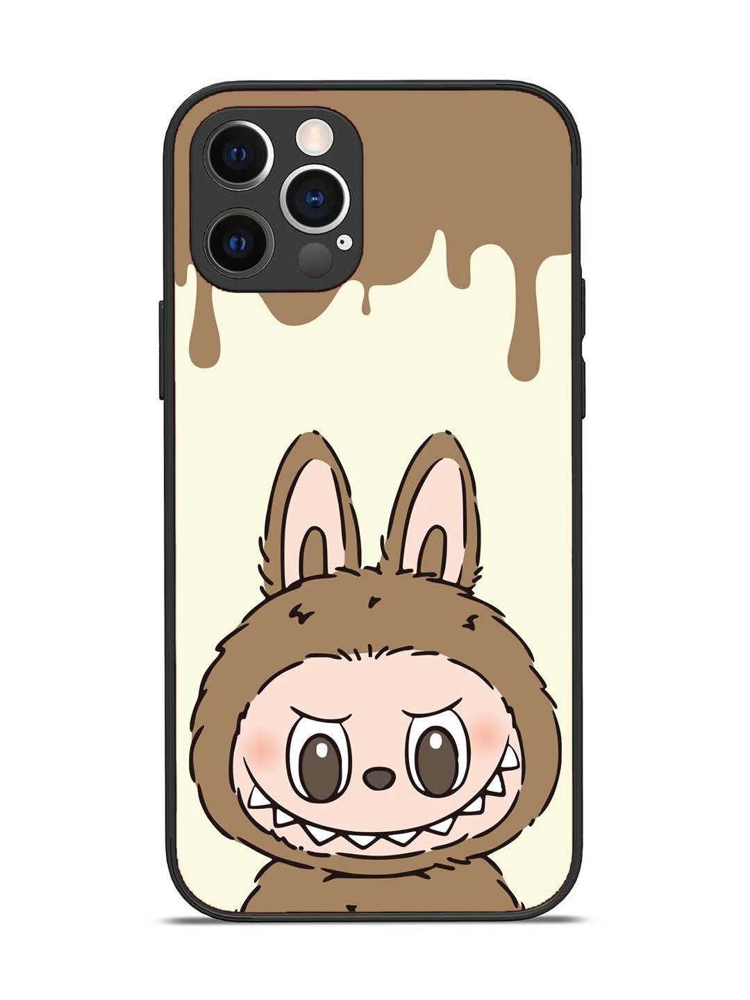 iPhone 12 Pro Labubu Closeup Chocolate