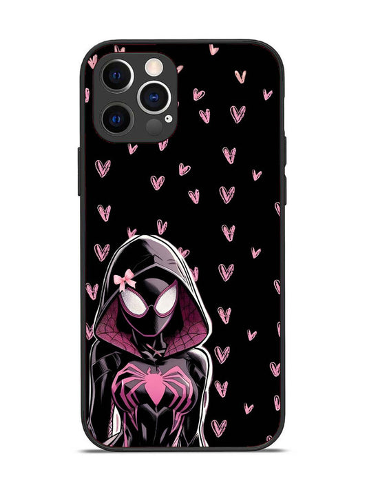 iPhone 12 Pro Spidergirl with hearts