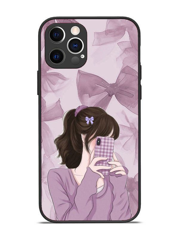 iPhone 12 Pro Pinky Girl taking selfie