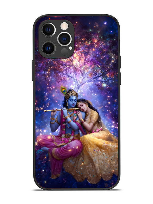 iPhone 12 Pro Radha Krishna Enjoying Flute