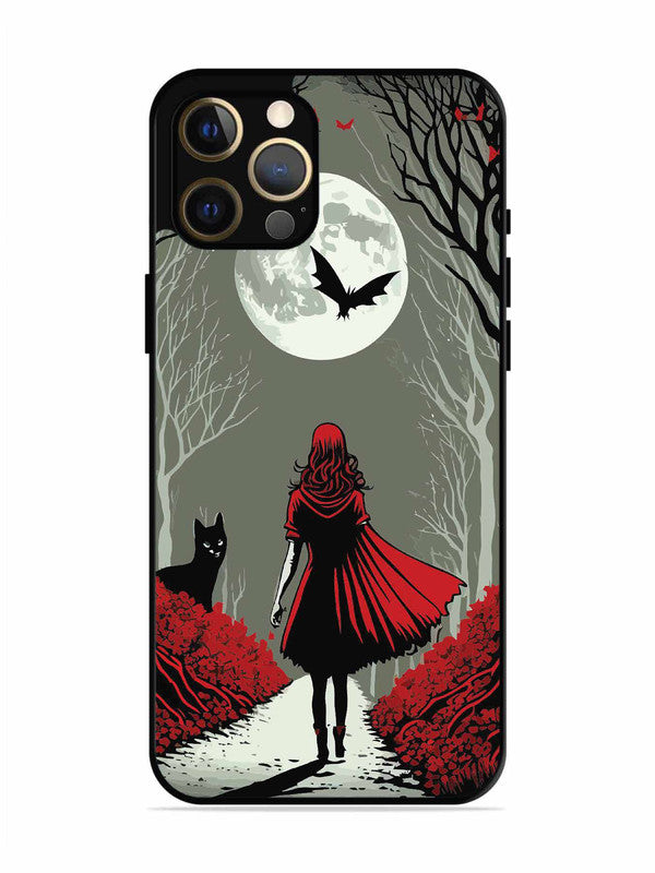 iPhone 12 Pro Max Scarlet Girl in Red Forest