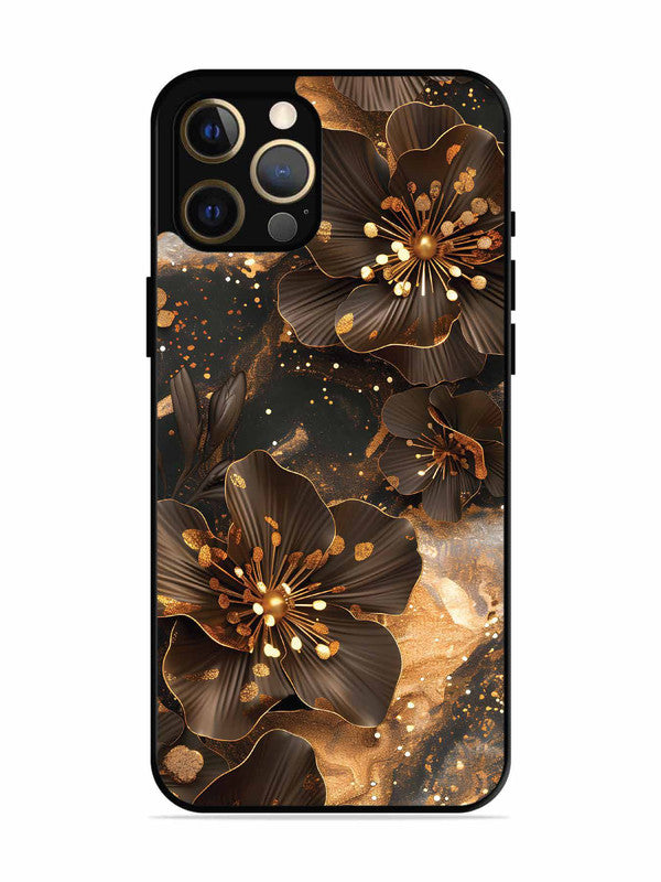 iPhone 12 Pro Max Golden Flowars