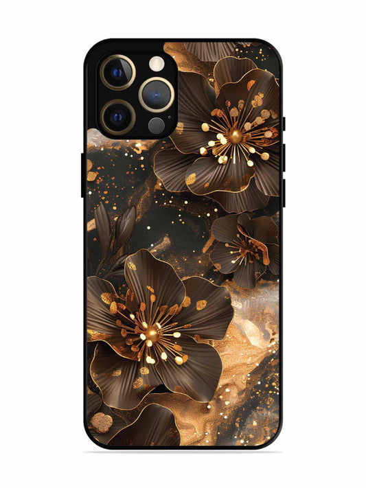 iPhone 12 Pro Max Golden Flowars