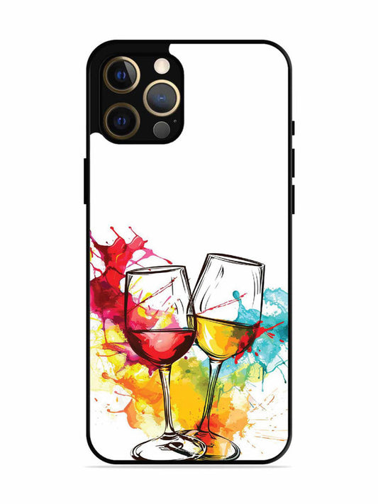 iPhone 12 Pro Max Colorful wine glasses
