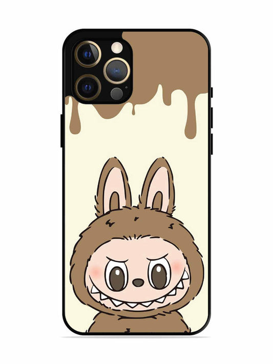 iPhone 12 Pro Max Labubu Closeup Chocolate