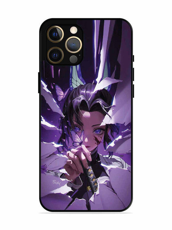 iPhone 12 Pro Max Purple Butterfly Hashira