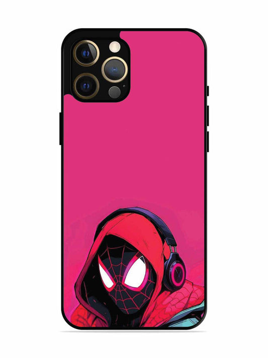 iPhone 12 Pro Max Spidey Listening Music