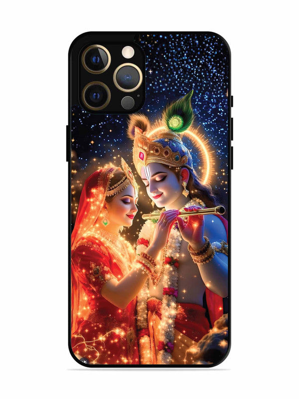 iPhone 12 Pro Max Radha Krishna posing with flute