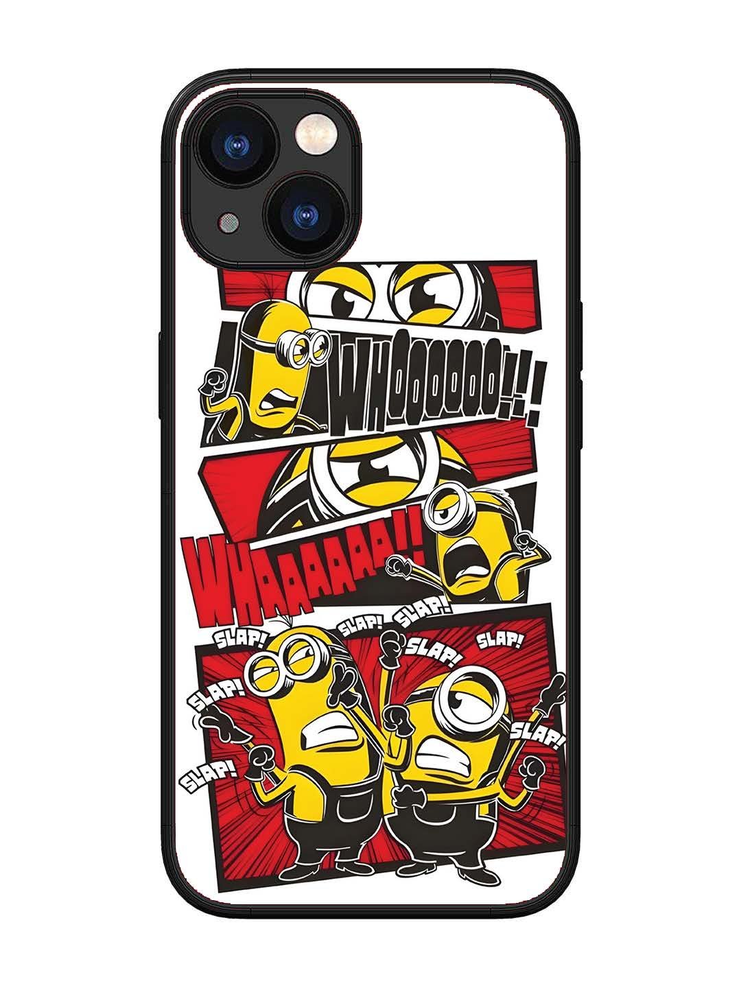 iPhone 13 Minions Comic Panel Action