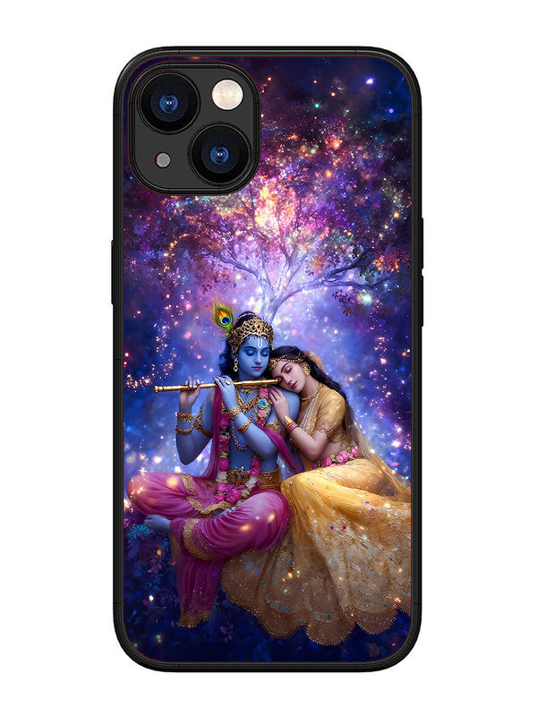 iPhone 13 Radha Krishna Enjoying Flute