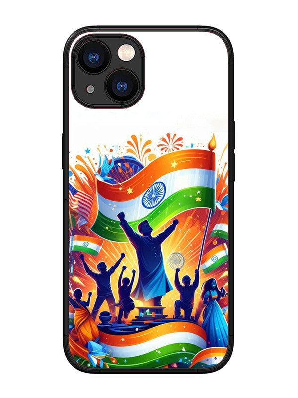Tecno camon 20 Gingham Checks Orange