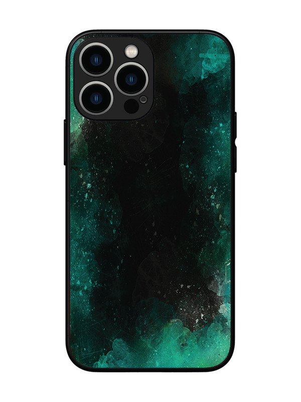 iPhone 13 Pro Max Dark Black And Green Forest