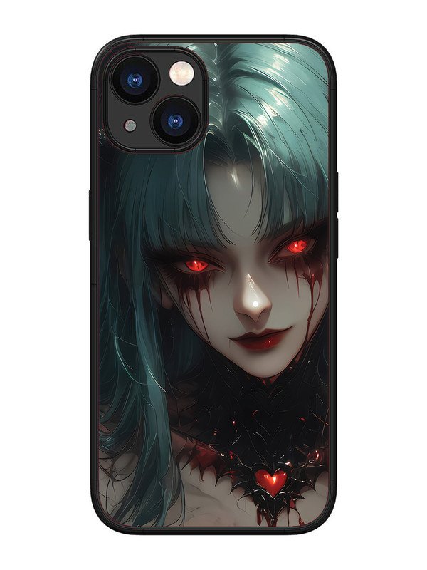 iPhone 13 succubus-demon-anime-girl-red-eyes
