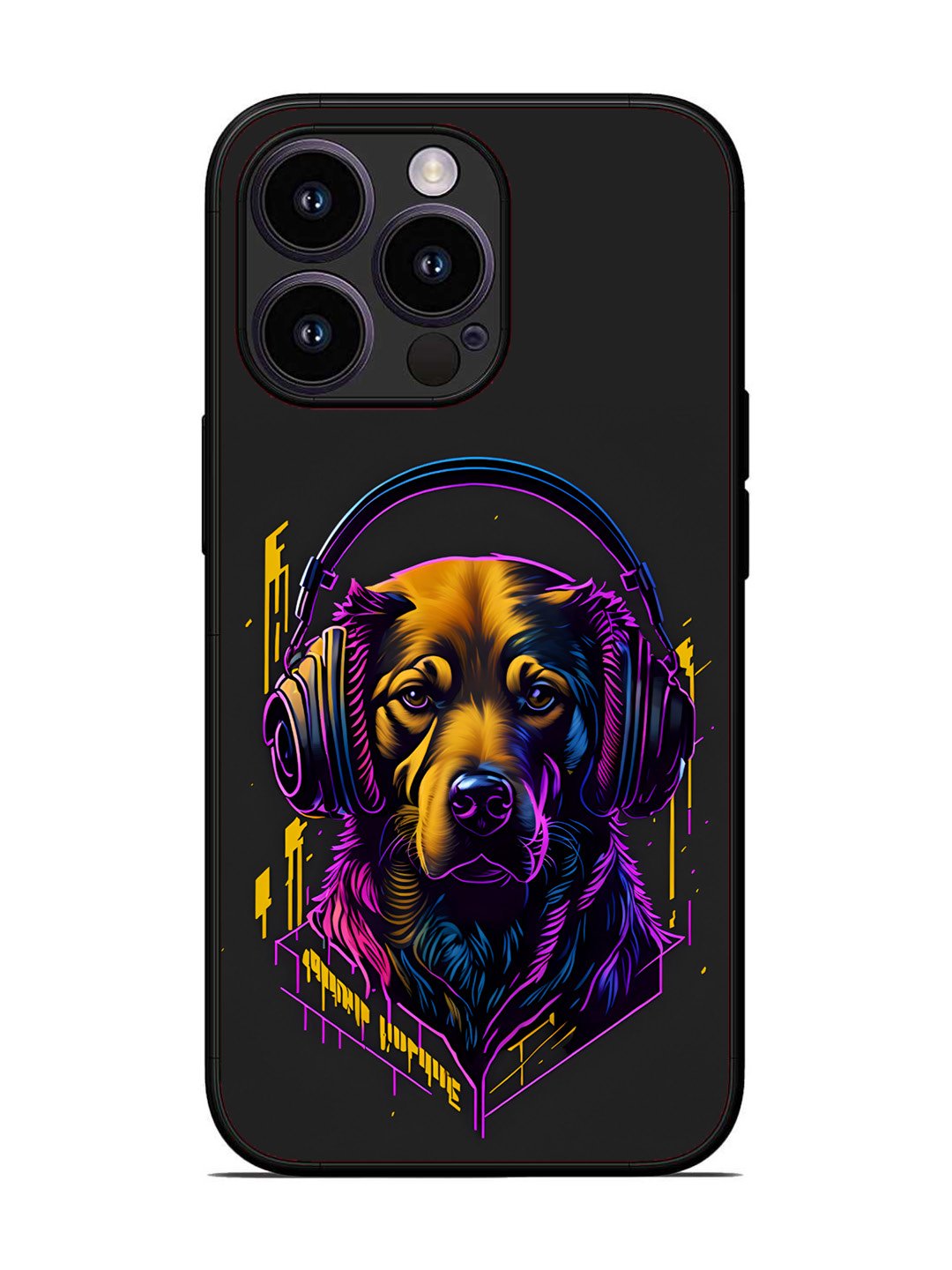 iPhone 13 Pro Music Lover Dog