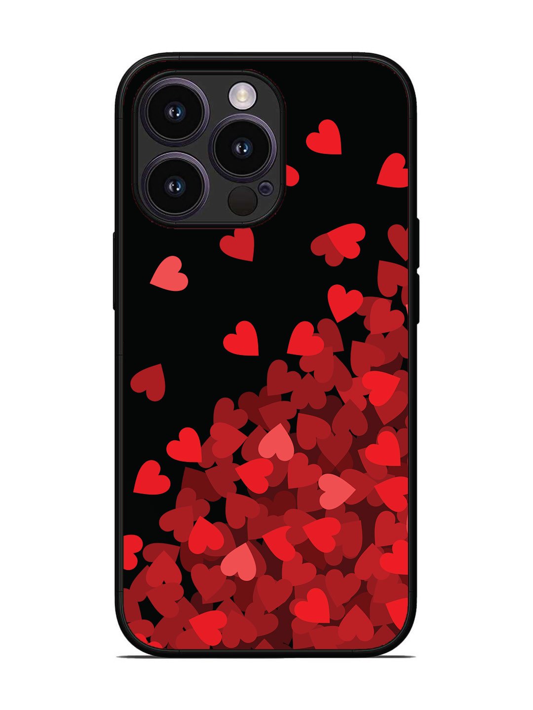 iPhone 13 Pro Red Hearts