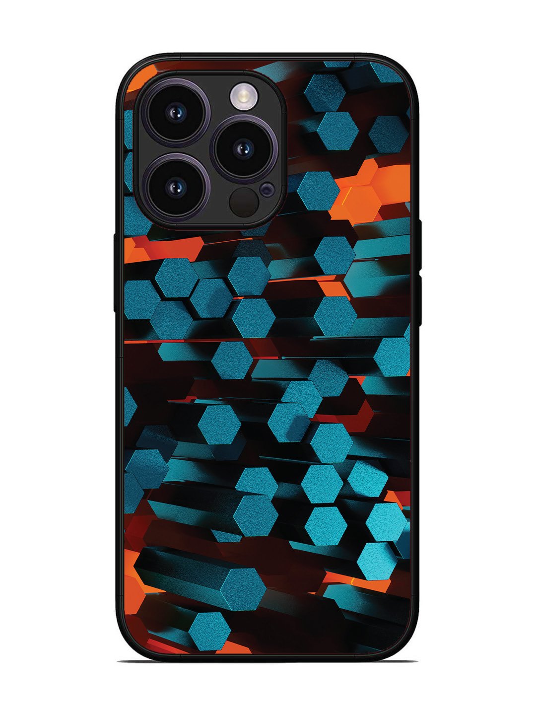 iPhone 14 Pro Hexagon 3D Abstract
