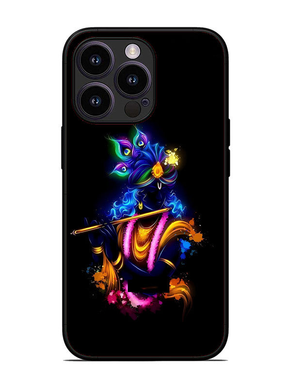 iPhone 13 Pro | 2D Metal | Krishna Playing Flute | IP-13P-460