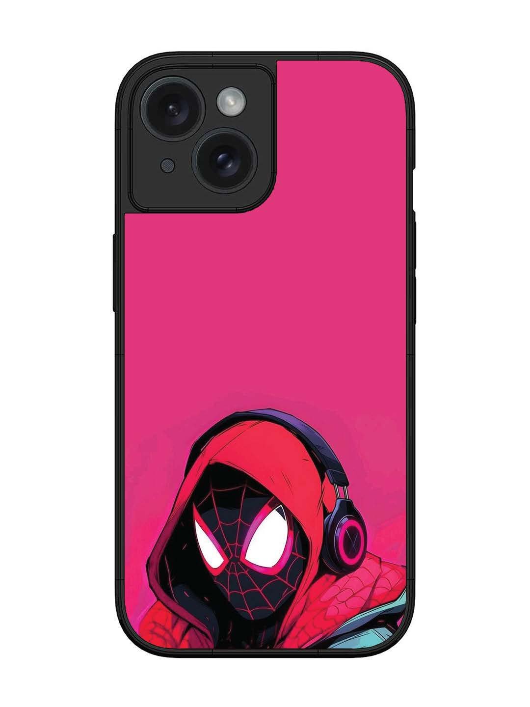 iPhone 15 Spidey Listening Music