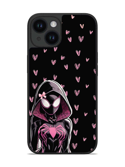 iPhone 14 Spidergirl with hearts