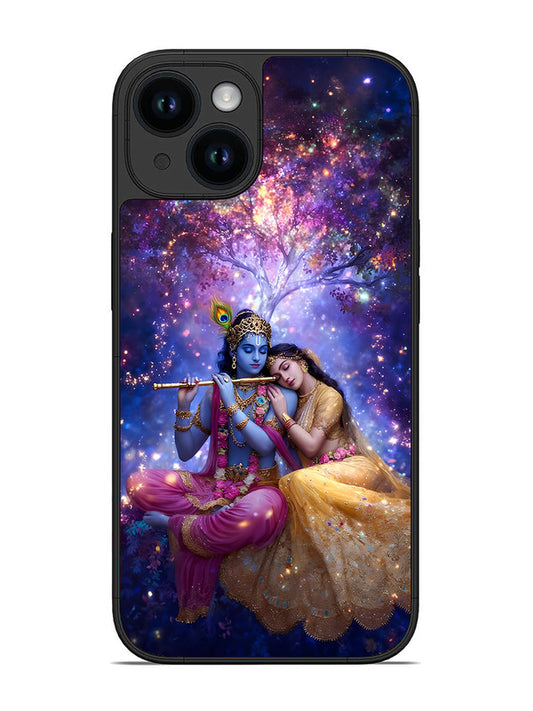 iPhone 14 Radha Krishna Enjoying Flute