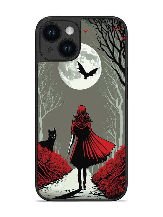 iPhone 14 Scarlet Girl in Red Forest
