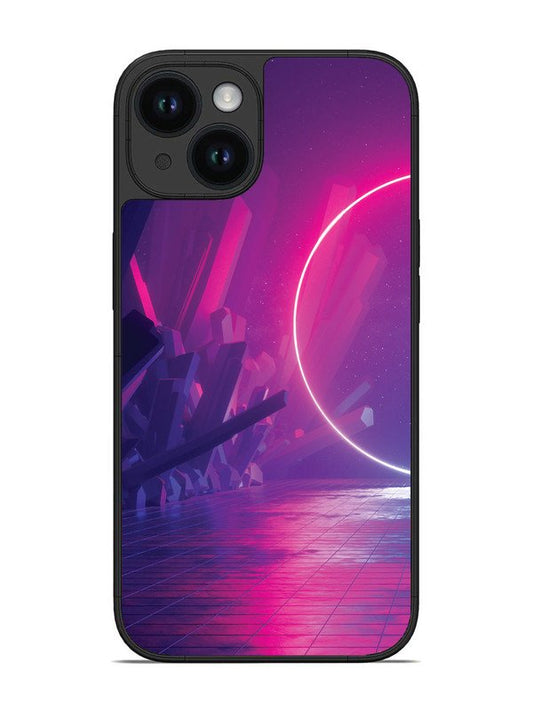 iPhone 15 abstract with Neon Light