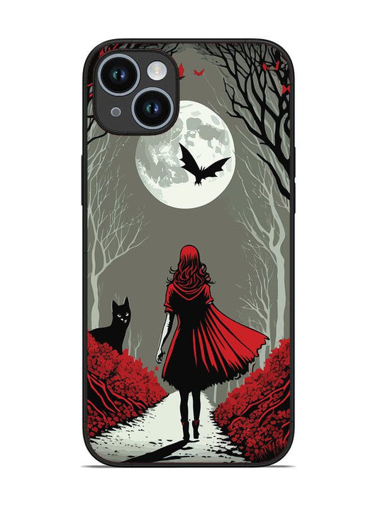 iPhone 14 Plus Scarlet Girl in Red Forest