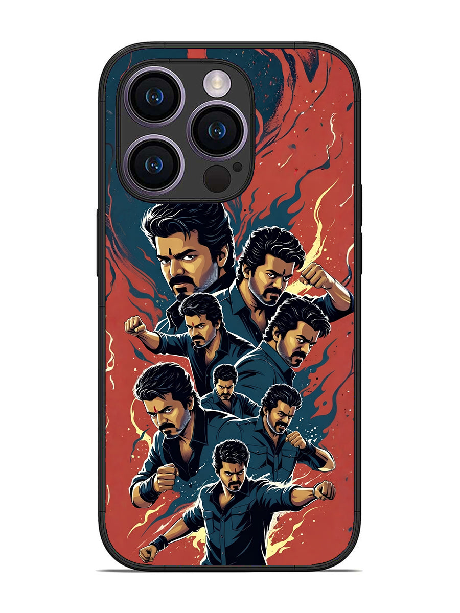 Vivo T2 5G Fluid wave pattern Wine Red