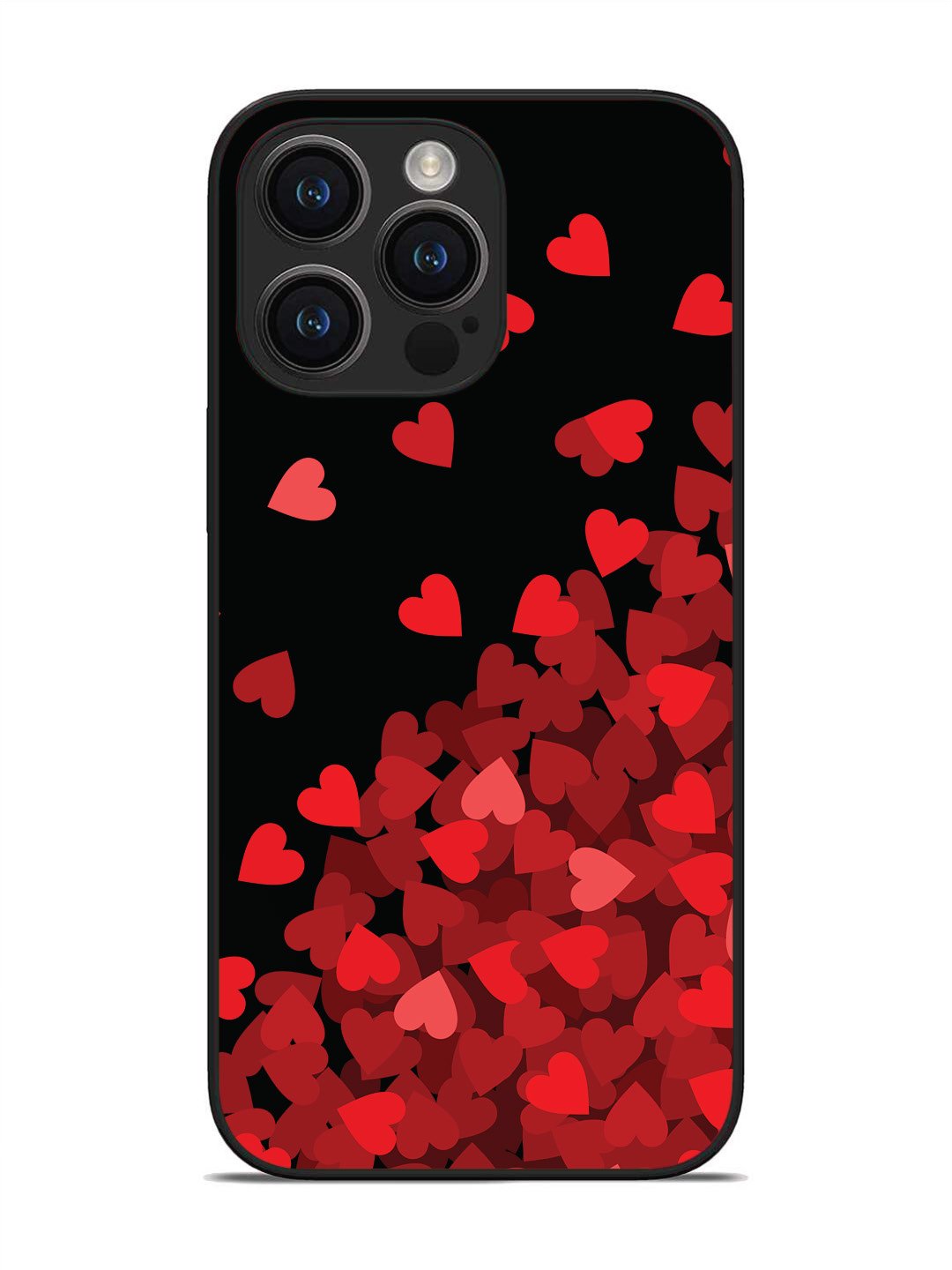 iPhone 14 pro max Red Hearts