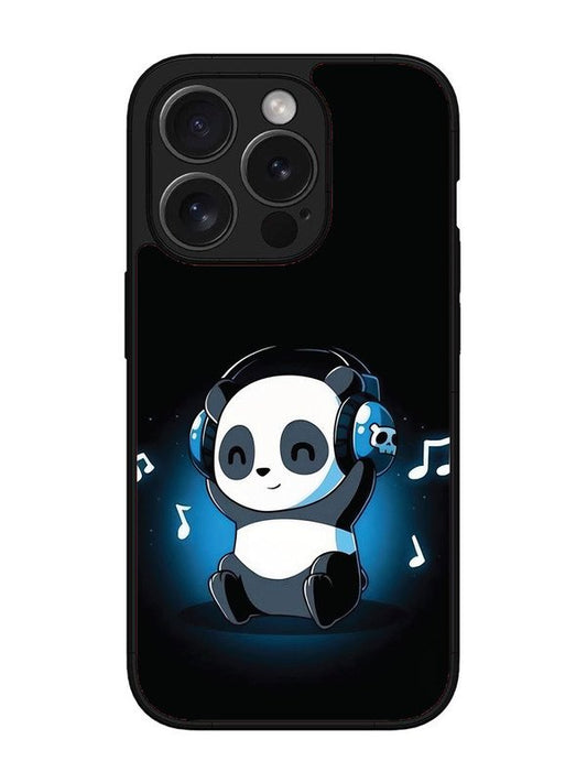 iPhone 15 pro Panda Listening Music