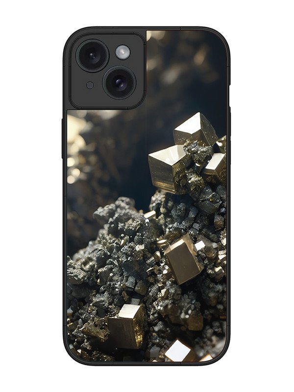 iPhone 15 Plus Gold Crystals