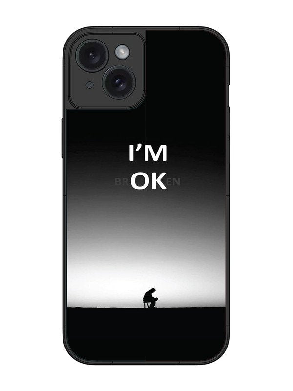 iPhone 15 Plus I'm Broken A man on Chair Alone