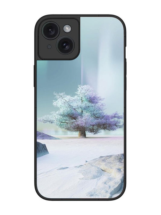 iPhone 15 Plus Tree on lceland