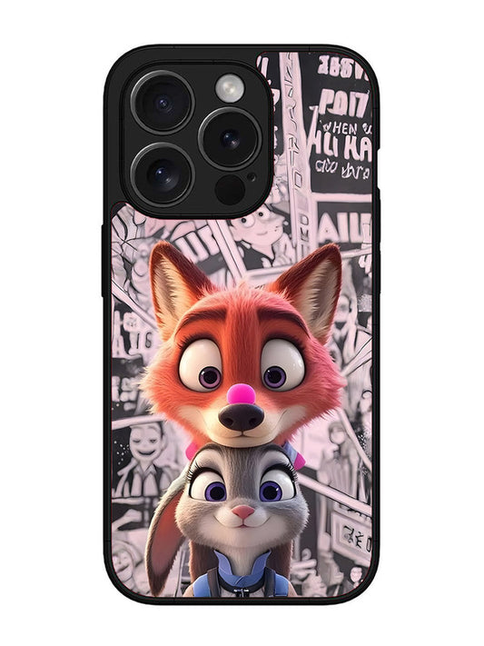 iPhone 15 Pro Cute Nick wilde and judy hopps 2