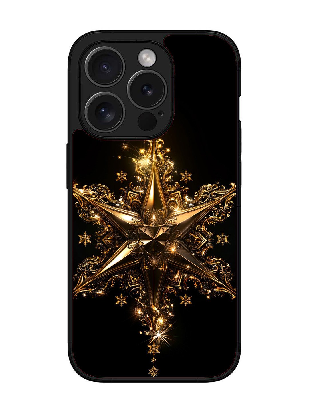 iPhone 15 pro Glinting Golden Star