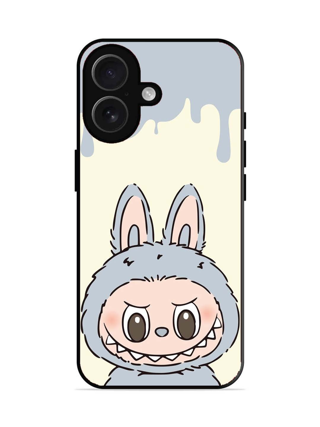 iPhone 16 Labubu Closeup Blue