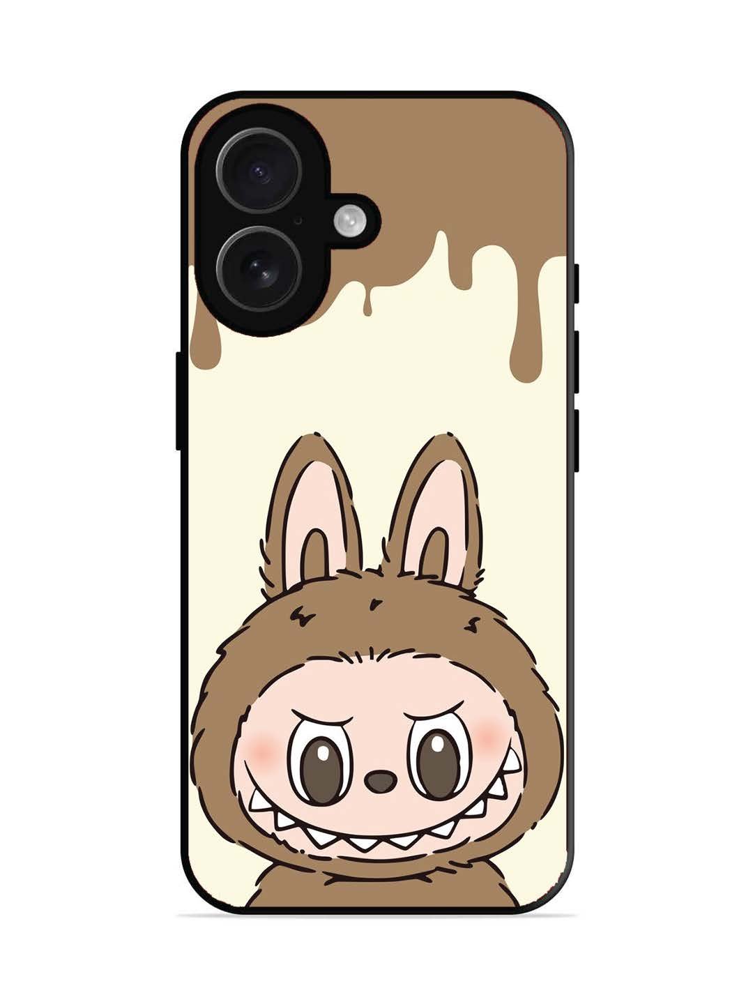 iPhone 16 Labubu Closeup Chocolate