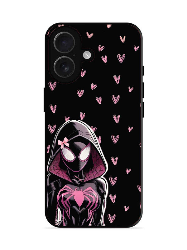 iPhone 16 Spidergirl with hearts