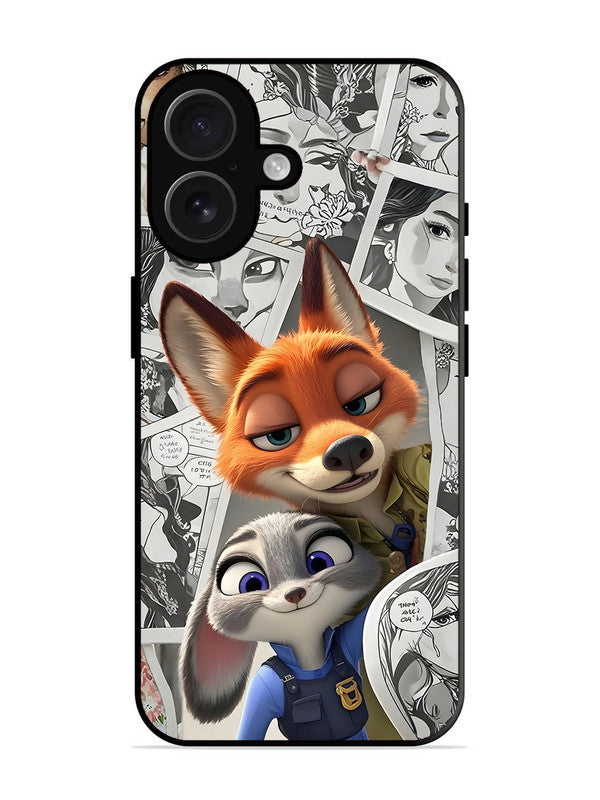 iPhone 16 Cute Nick wilde and judy hopps