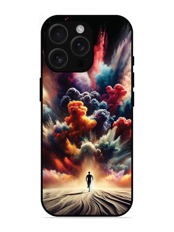 iPhone 16 pro max colorful-blast-explosion