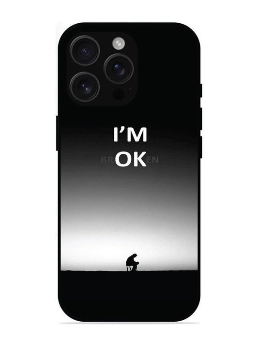 iPhone 16 Pro Max I'm Broken A man on Chair Alone