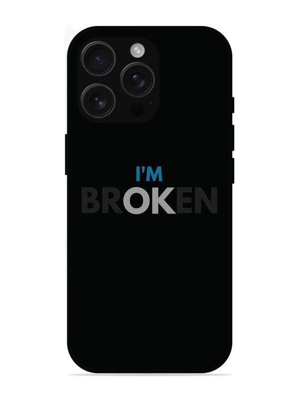 iPhone 16 Pro Max I'm Broken Dark Theme