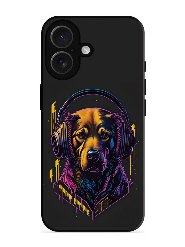 iPhone 16 Music Lover Dog
