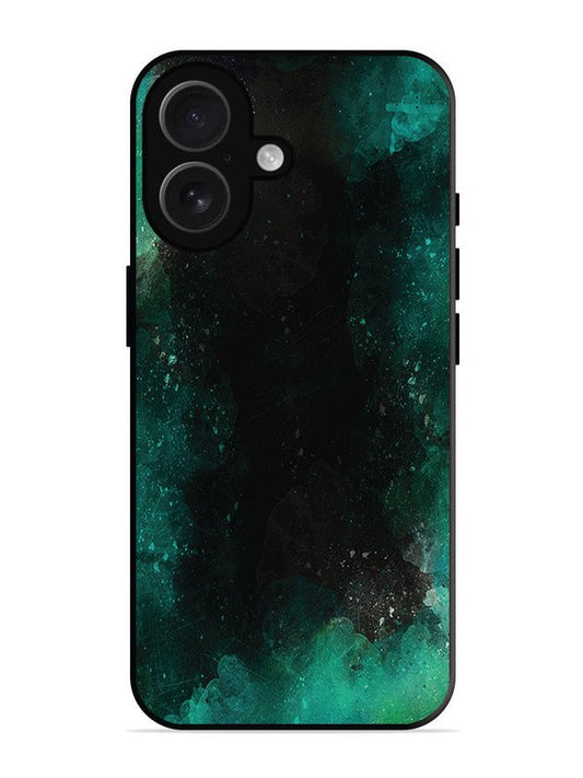iPhone 16 Dark Black And Green Forest