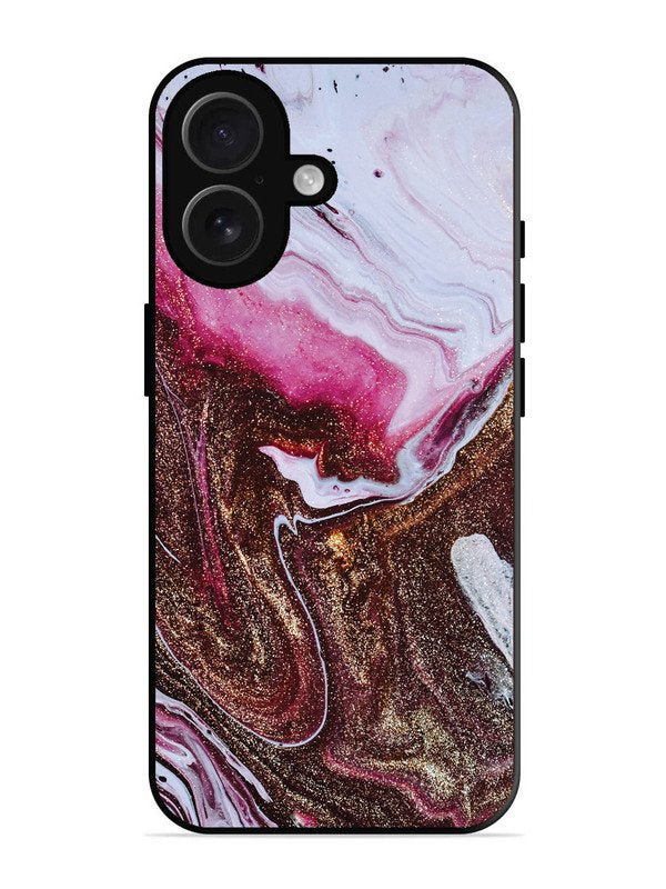 iPhone 16 Elegant Rose & Gold Marble