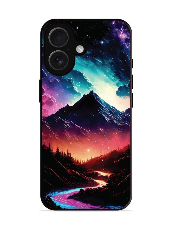 iPhone 16 mountain-valley-Colorful-cloud-at-night