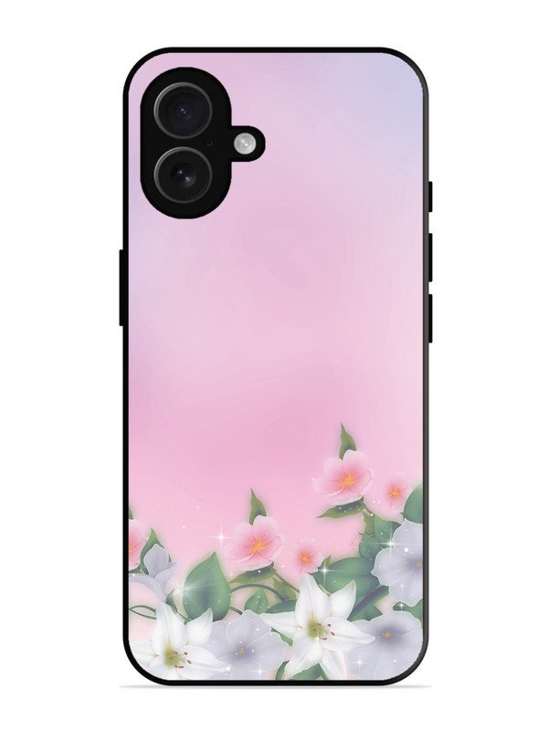 iPhone 16 Plus Pink Floral Elegance