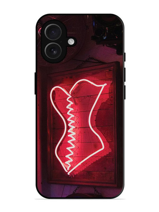 iPhone 7 Fluid wave pattern Wine Red
