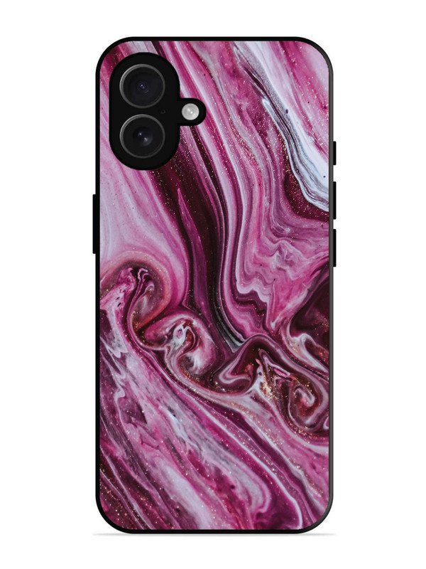 iPhone 16 Plus Pink Flood Marble