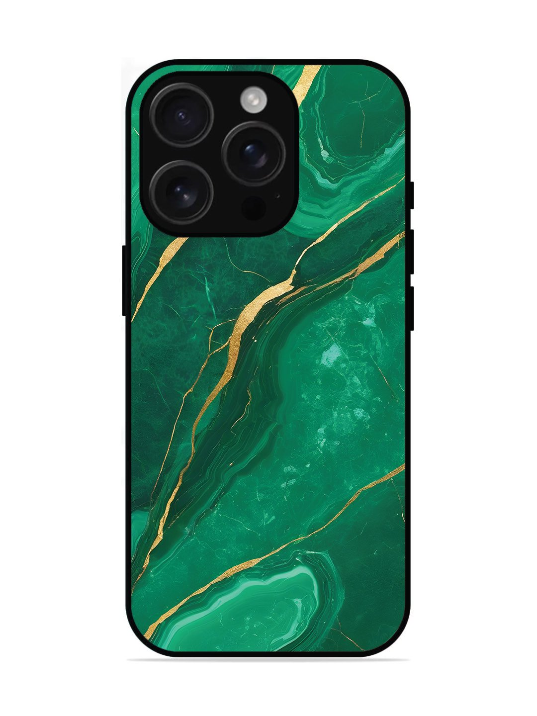 iPhone 15 Pro Fluid wave pattern Teal Green